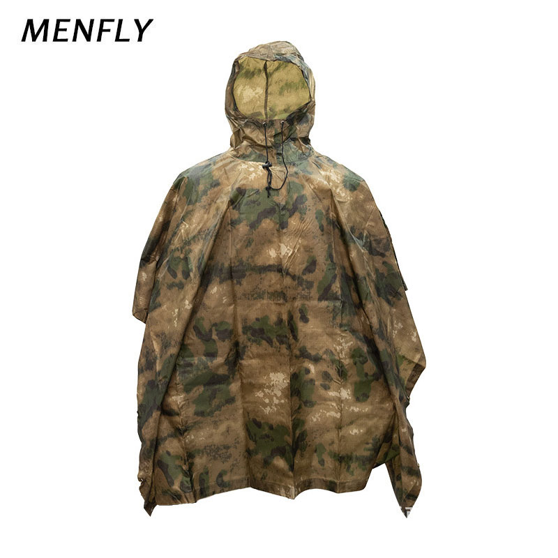 MENFLY-Chaqueta de lluvia táct - Emergency Poncho Rain reseña y precio